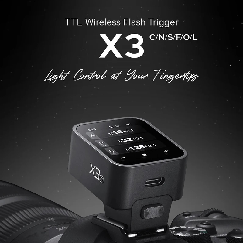 Godox Speedlite Flash - ตัวควบคุมแฟลชไร้สาย Godox X3C X3N X3S X3F