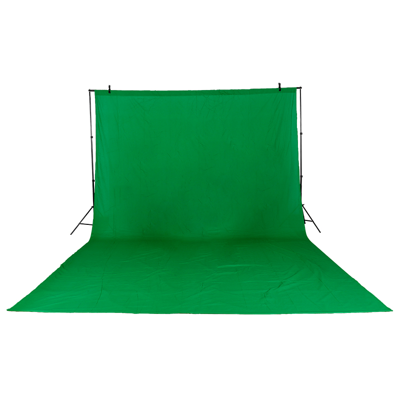 Photography Lighting And Background - ฉากหลังผ้ามัสลินโครมาคีย์ ขนาด 3x6 เมตร / 9.8x19.6