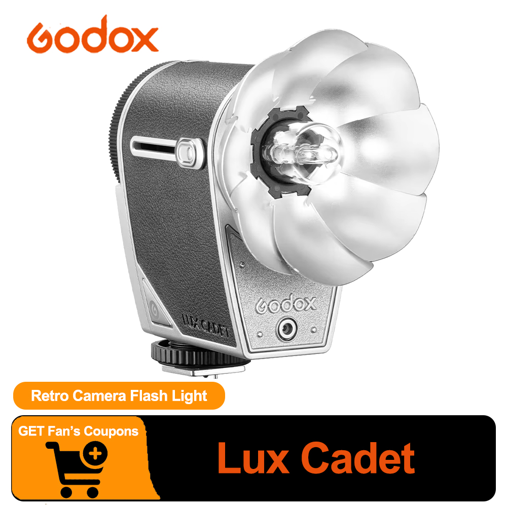 Godox Speedlite Flash - แฟลชกล้อง Godox Lux Cadet Retro พร้อมทริกเกอร์ในตัว