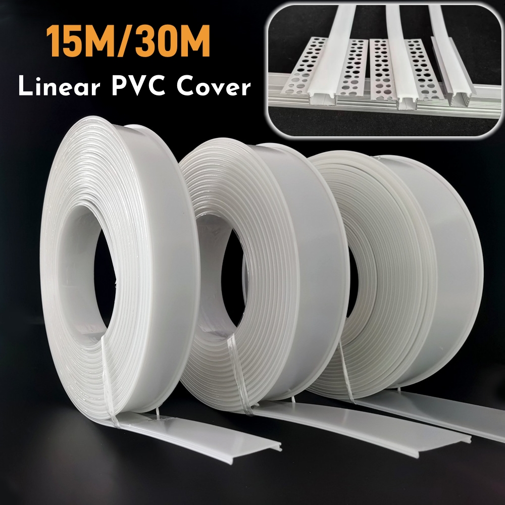 Diffusion Material Roll - 15 M/30 M สีดํา/สีขาว LED โปรไฟล์อลูมิเนียม