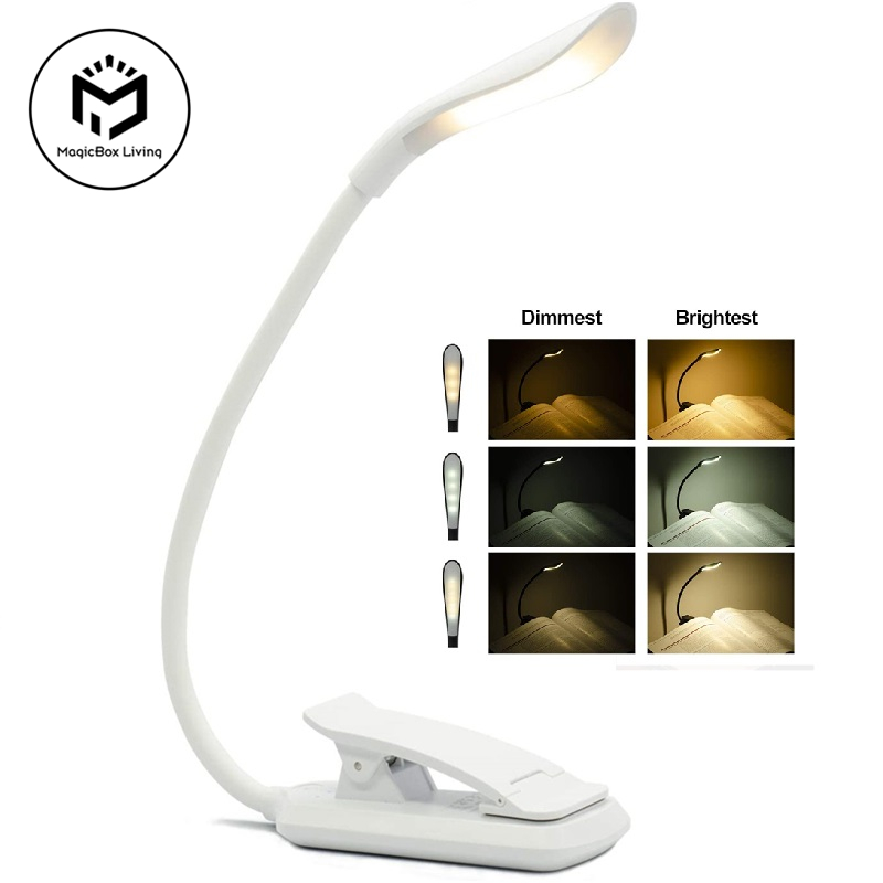 Photography Lighting Book - USB ชาร์จ Clip-On Book Light 3