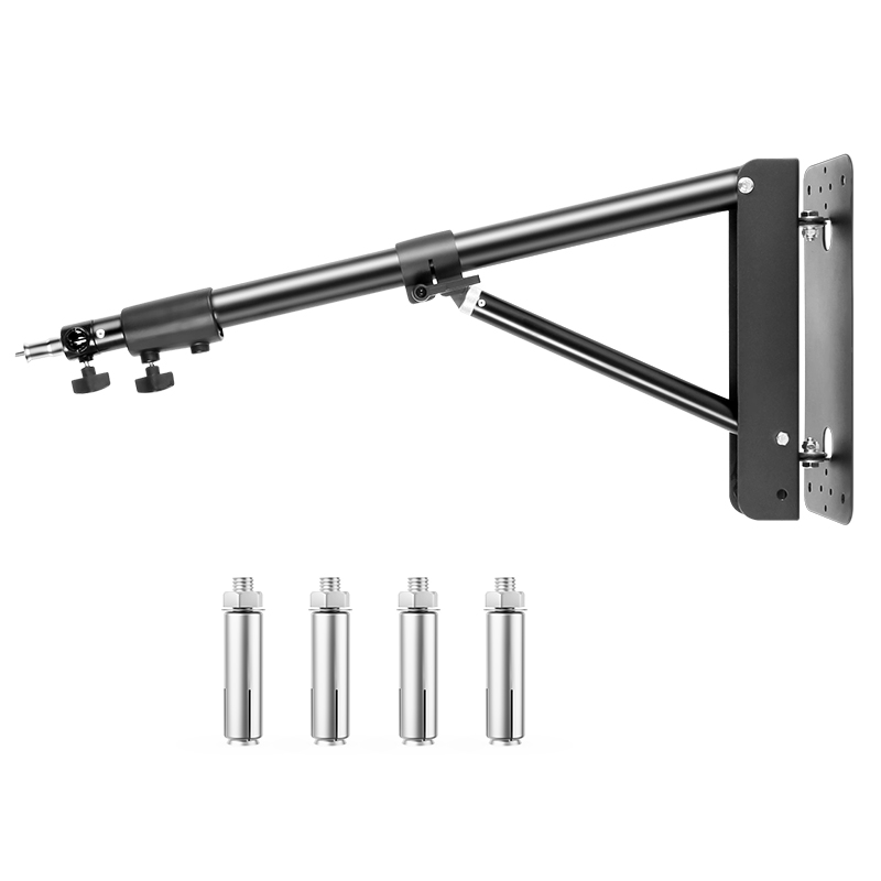 Photography Lighting Triangle - ขาตั้งกล้องติดผนังสำหรับแหวนไฟขาตั้งสามขาแบบยืดหดได้, 137/175ซม. สำหรับถ่ายภาพ