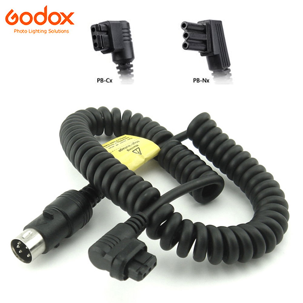 Godox Speedlite Flash - Godox PB960 สายไฟ CX/NX ภายนอกแฟลชแบตเตอรี่ขั้วต่อสายไฟสําหรับ Canon