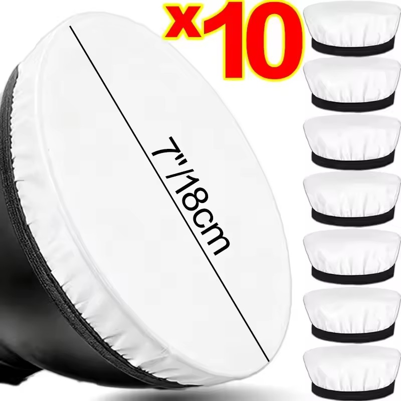 Photography Lighting For Products - 1/3/5/10 ชิ้น ผ้ากระจายแสงนุ่มสำหรับถ่ายภาพ ขนาด 7 นิ้ว