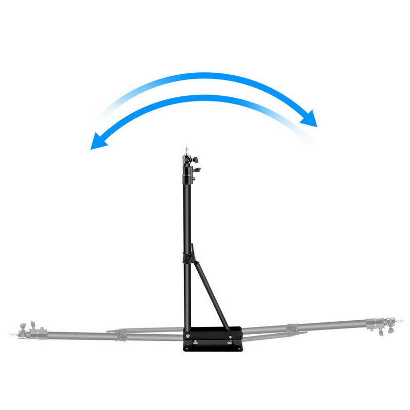Photography Lighting Triangle - แขนบูมติดผนัง Selens พร้อมฐานสามเหลี่ยมความยาวสูงสุด51นิ้ว/130ซม. สำหรับแฟลชแฟลชวิดีโอในสตูดิโอถ่ายภาพแหวนไฟ