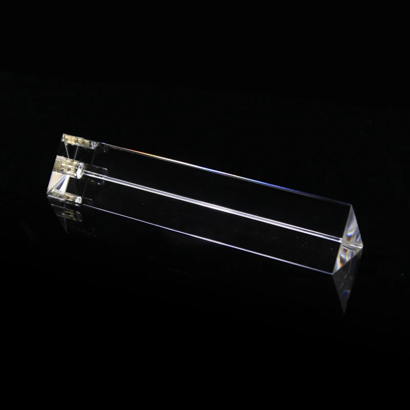 Photography Lighting Triangle - ปริซึมถ่ายภาพเอฟเฟกต์สายรุ้ง รูเกลียวขนาด 1/4 นิ้ว กระจกออปติคอลสำหรับการหักเหของแสง ปริซึมคริสตัลเจาะรูใหม่