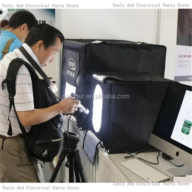 Photography Lighting Tools - กล่องไฟถ่ายภาพคุณภาพสูง DEEP Led 60 ซม. อุปกรณ์ถ่ายภาพระดับมืออาชีพ