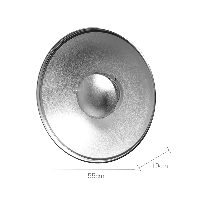 จานสะท้อนแสงสีเงินขนาด 55 ซม.  - Beauty Dish 55Cm บทวิจารณ์และราคา