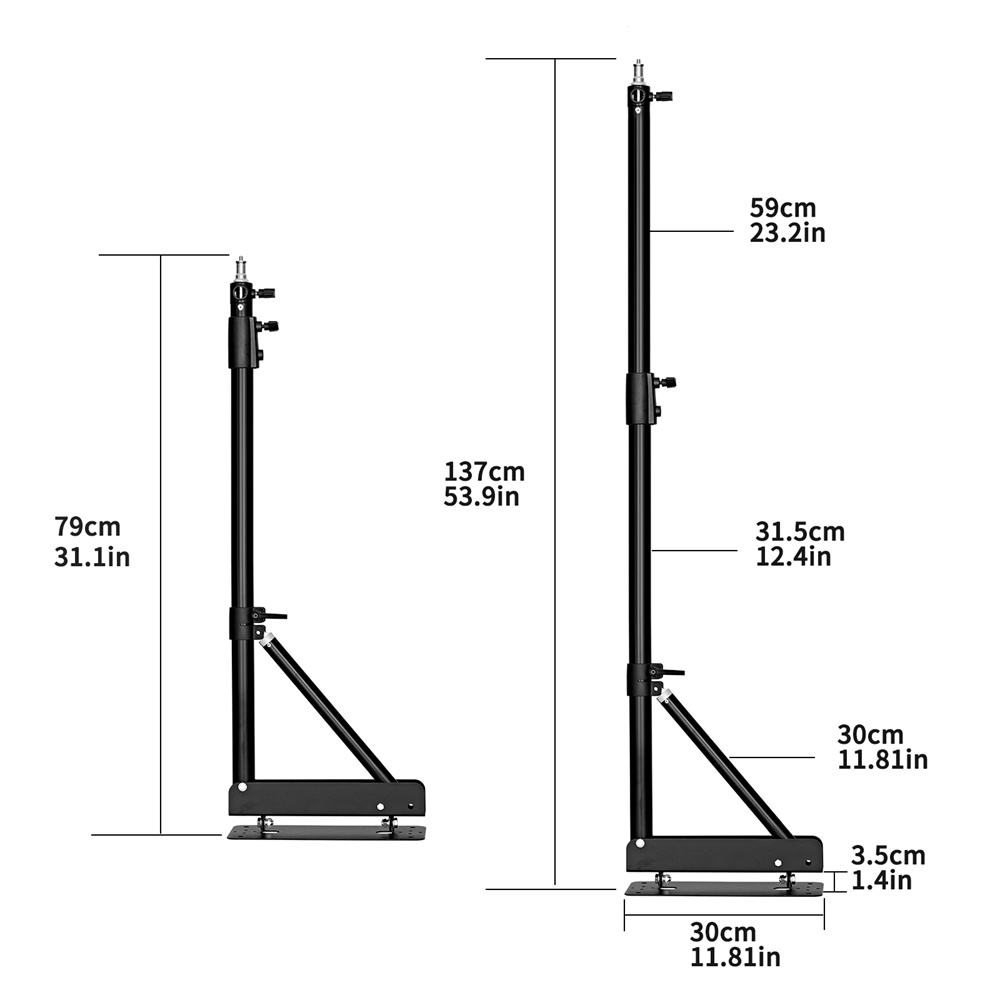 100/135/ 170 ซม. ติดผนังสามเหล - Photography Lighting Triangle บทวิจารณ์และราคา
