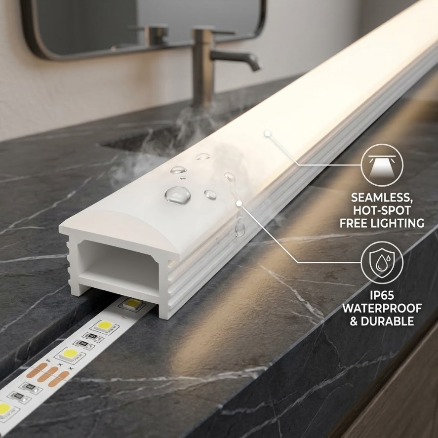 หลอดไฟนีออน LED แบบยืดหยุ่น WS - Diffusion Material Roll บทวิจารณ์และราคา