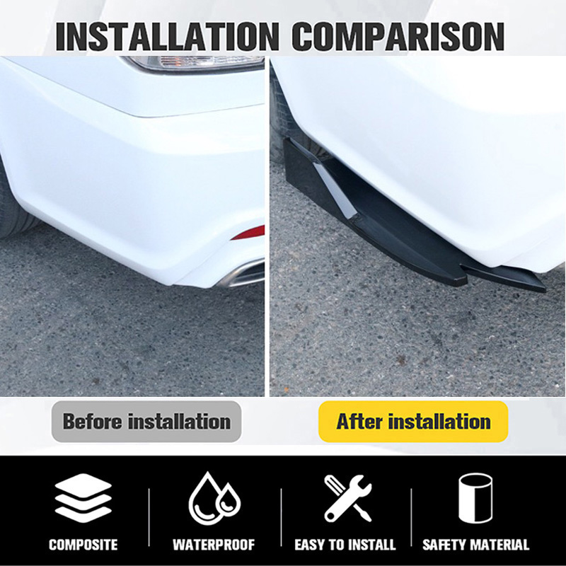 คู่ Universal รถสปอยเลอร์กันชน - Diffusion Material Roll บทวิจารณ์และราคา