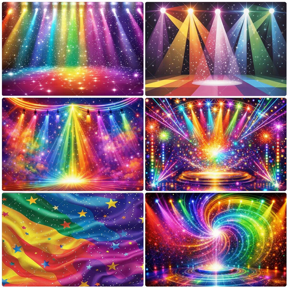ฉากหลังไฟเวทีสีรุ้งหลากสีสัน ป - Photography Lighting And Background บทวิจารณ์และราคา