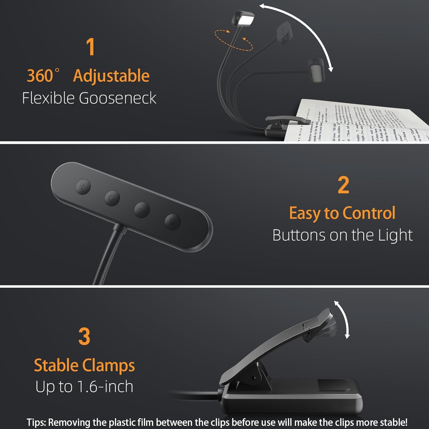 ไฟอ่านหนังสือ 14LED แบบพกพา ชา - Photography Lighting Book บทวิจารณ์และราคา