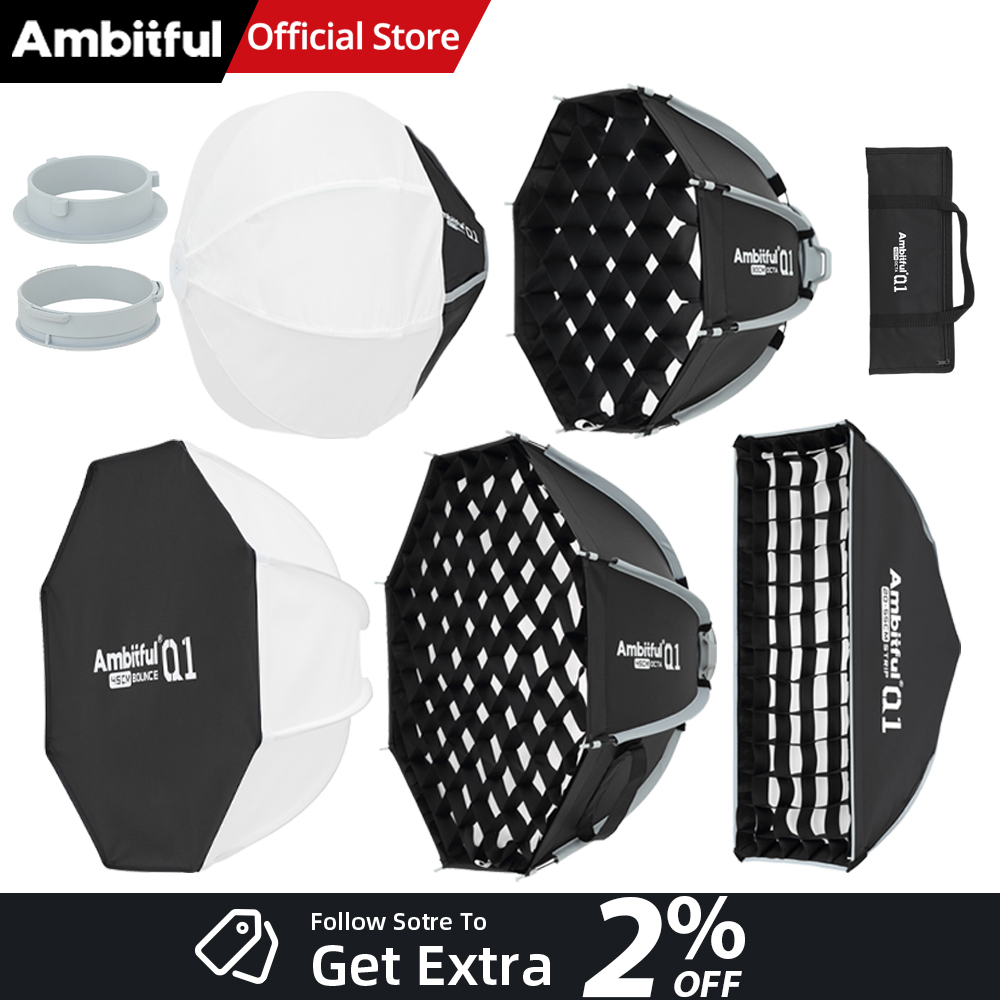 AMBITFUL Q1 Mini Bowens MiniGO - Beauty Dish 55Cm บทวิจารณ์และราคา