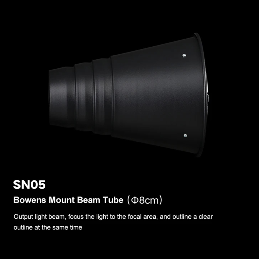 รีเฟลกเตอร์ Godox Bowens Mount - Snoot Flash Modifier บทวิจารณ์และราคา