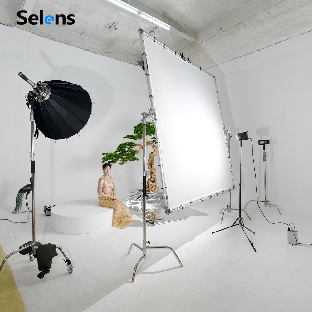 แผ่นกระจายแสงแบบพับได้ Selens  - Beauty Dish 55Cm บทวิจารณ์และราคา