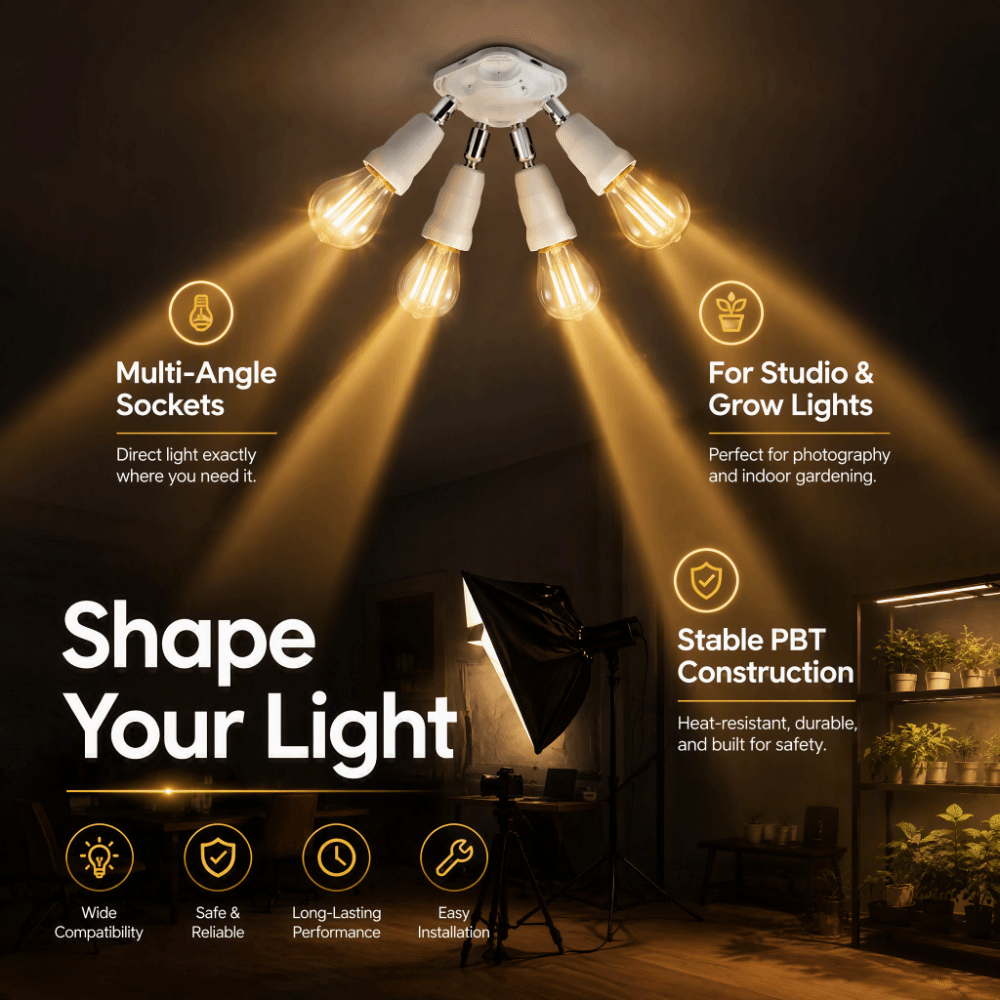 ตัวแยกแสง E26 แข็งแรง ทนทาน วั - Photography Lighting Direction บทวิจารณ์และราคา