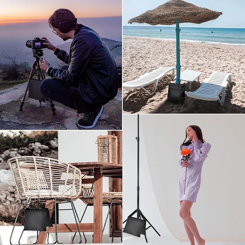 4 pcs/2 pcs/1 PC สีดําถุงทรายน - Photography Lighting For Products บทวิจารณ์และราคา