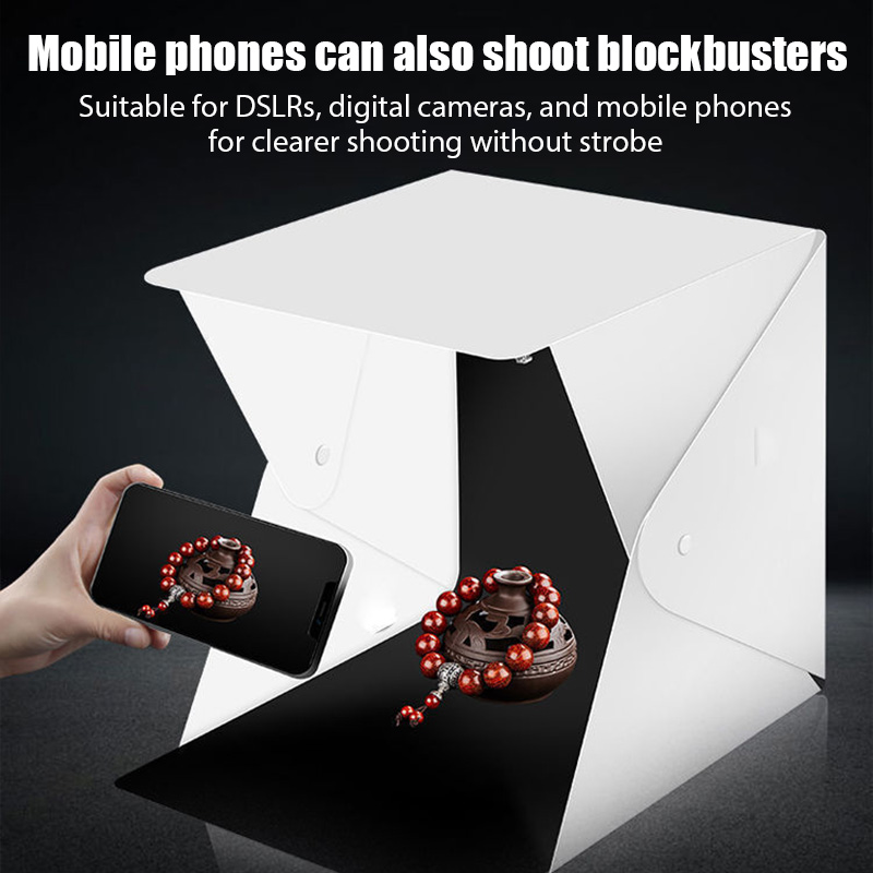 กล่องไฟพับได้แบบพกพาสำหรับถ่าย - Photography Lighting And Background บทวิจารณ์และราคา