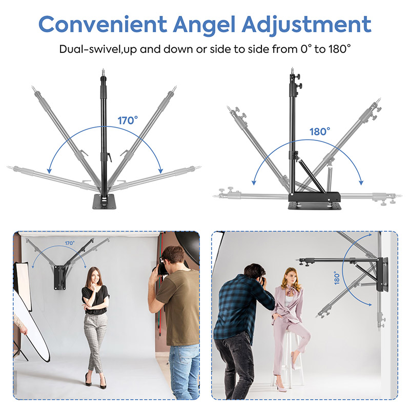 ขาตั้งกล้องติดผนังสำหรับแหวนไฟ - Photography Lighting Triangle บทวิจารณ์และราคา