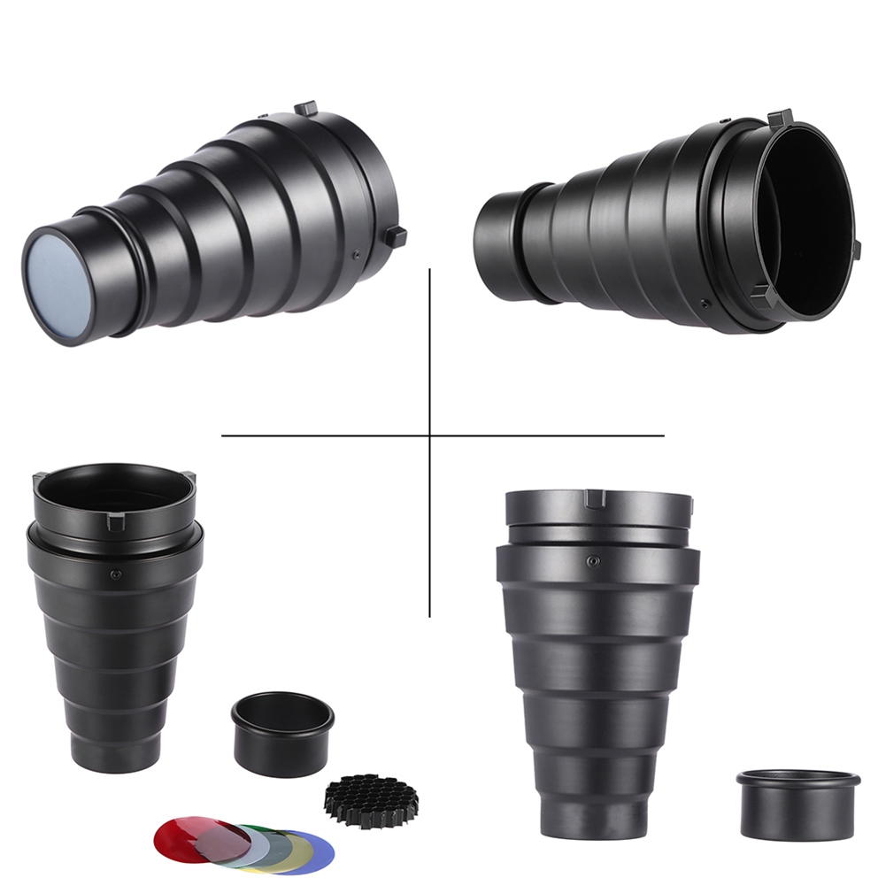 ชุดกรองแสงทรงกรวยพร้อมตะแกรงรั - Honeycomb Grid Filter บทวิจารณ์และราคา