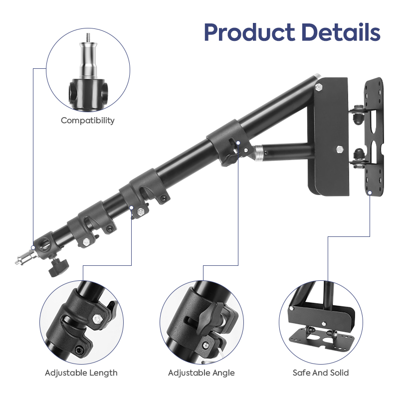 แขนบูมติดผนังรูปสามเหลี่ยม 54- - Photography Lighting Triangle บทวิจารณ์และราคา