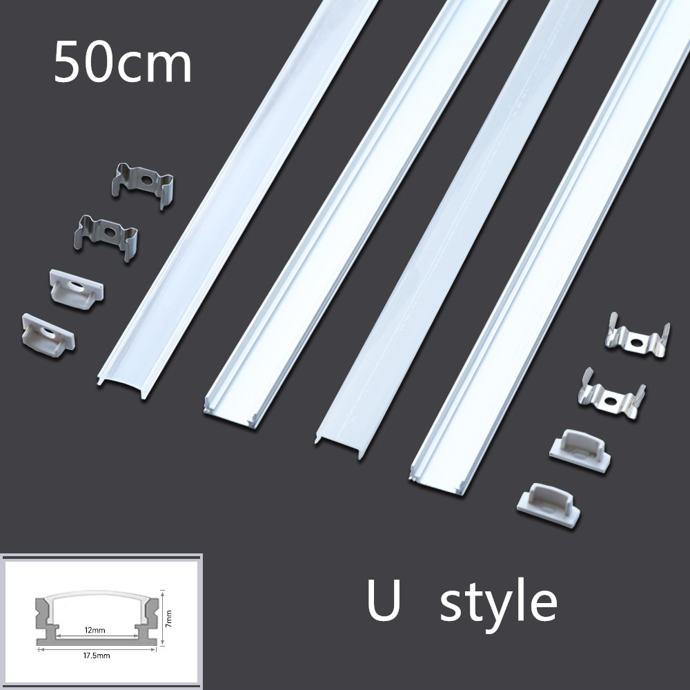 LED 50 ซม.ช่องอลูมิเนียมสําหรั - Diffusion Material Roll บทวิจารณ์และราคา