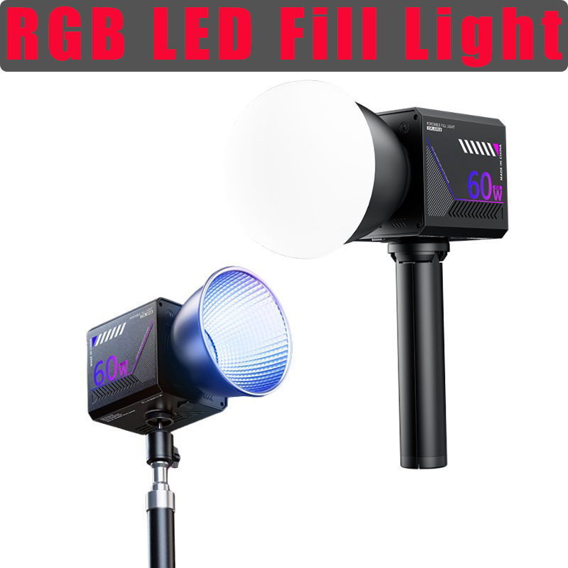 ไฟวิดีโอ RGB 60W แบบพกพา ไฟสตู - Photography Lighting And Background บทวิจารณ์และราคา