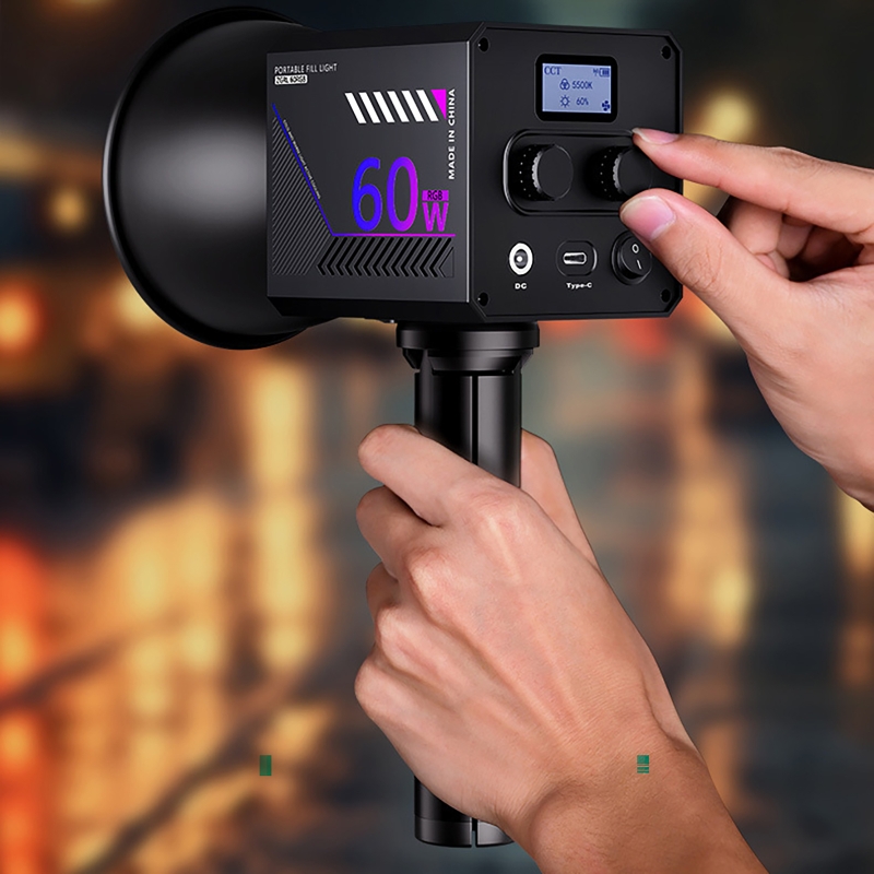 ไฟวิดีโอ RGB 60W แบบพกพา ไฟสตู - Photography Lighting And Background บทวิจารณ์และราคา