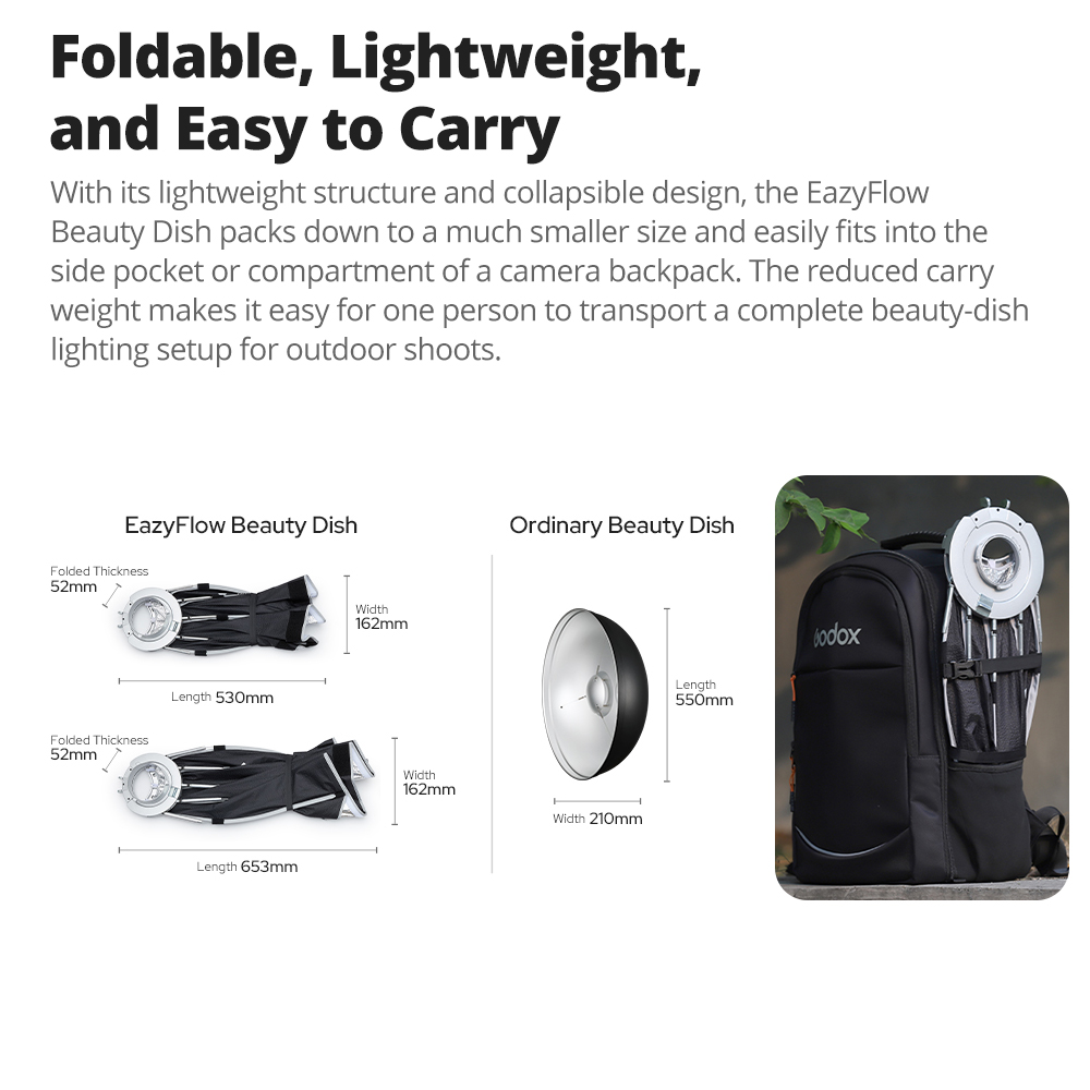 Godox EazyFlow Beauty Dish 65/ - Photography Lighting For Products บทวิจารณ์และราคา