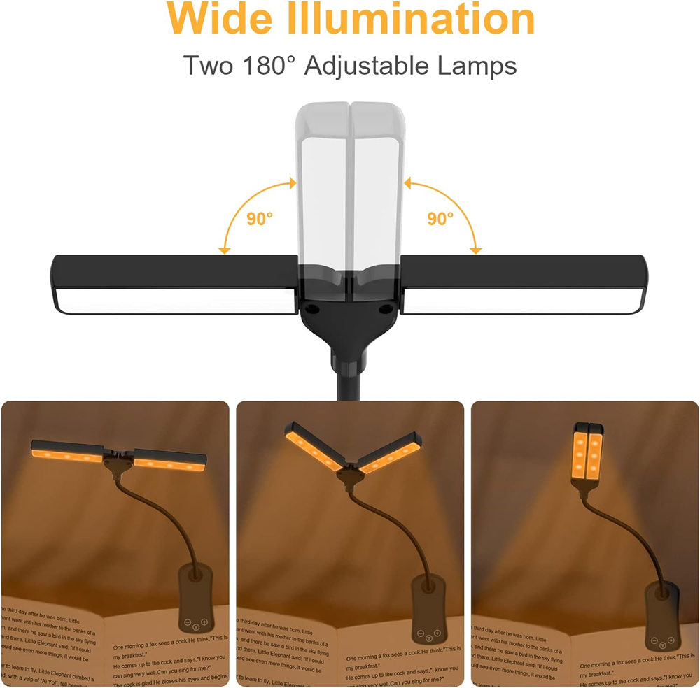 14 LED Clip on Book Light Dual - Photography Lighting Book บทวิจารณ์และราคา