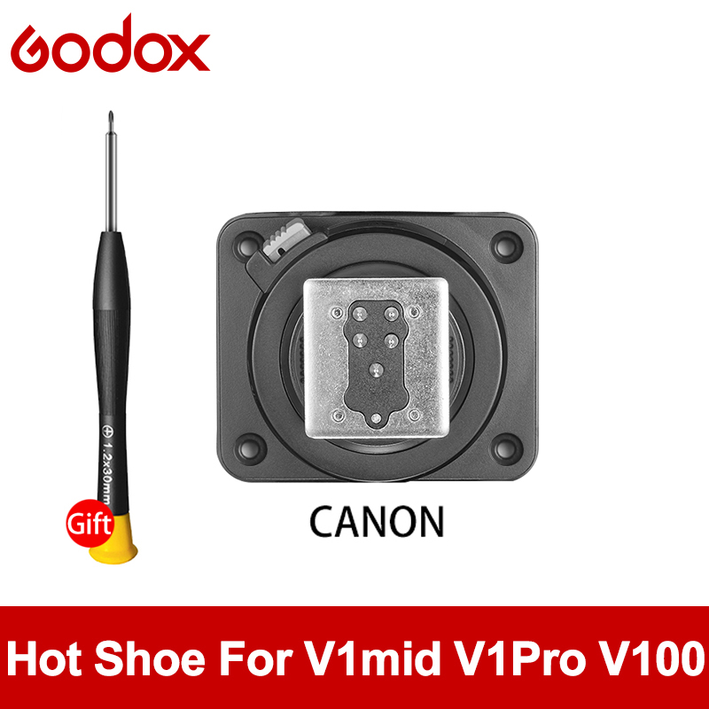 ฐานฮอตชูสำหรับแฟลช Godox V1 Mi - Godox Speedlite Flash บทวิจารณ์และราคา