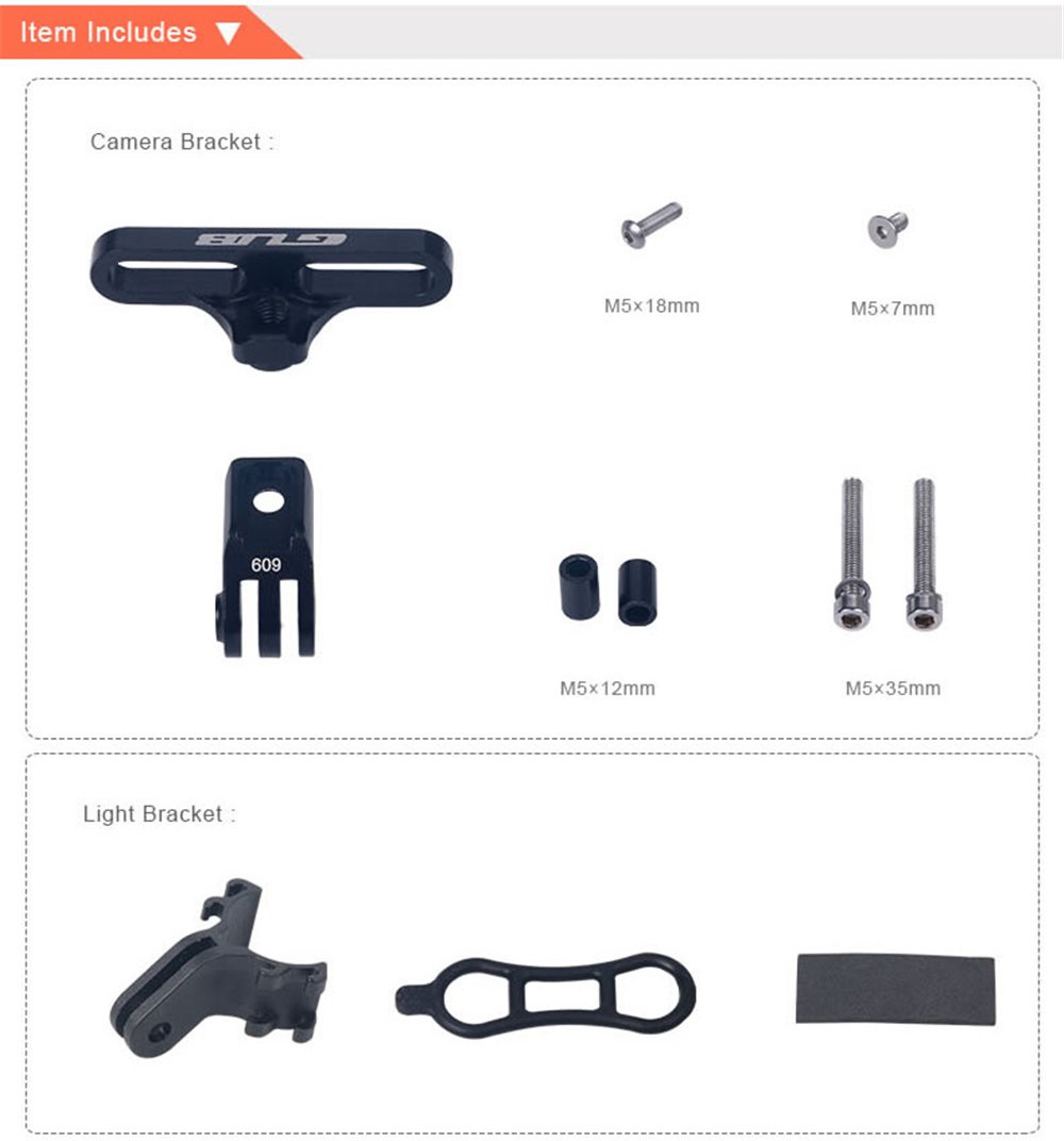 อะแดปเตอร์ยึดจักรยานอลูมิเนียม - Photography Lighting Devices บทวิจารณ์และราคา