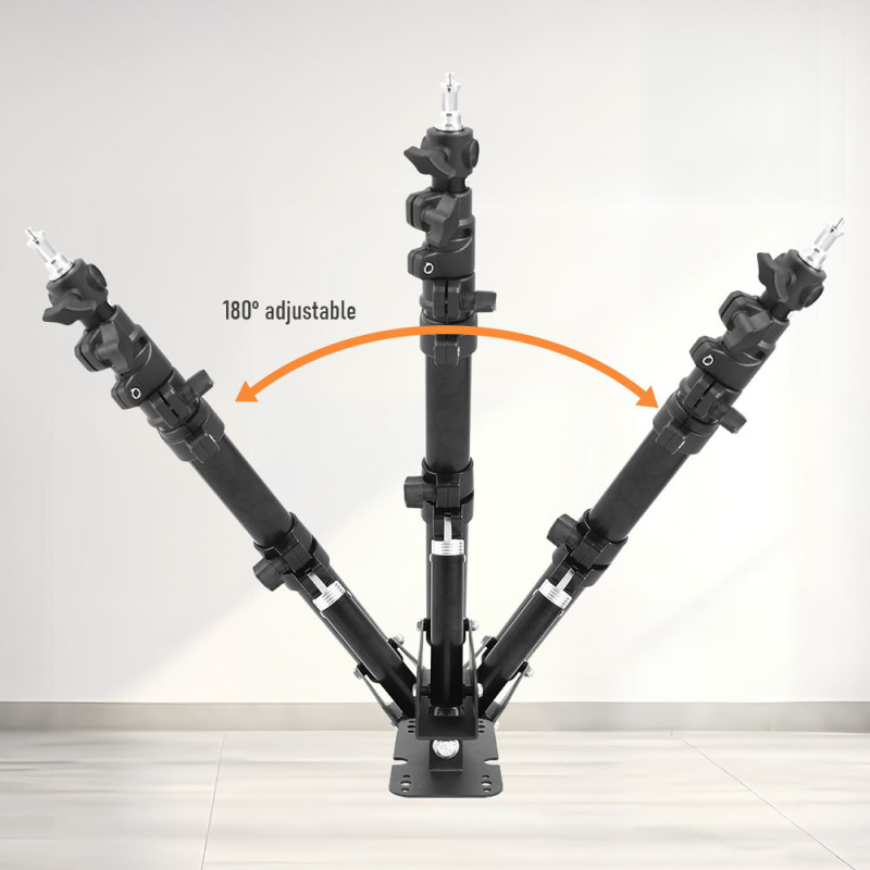 ขาตั้งหลอดไฟติดผนังโลหะสามเหลี - Photography Lighting Triangle บทวิจารณ์และราคา